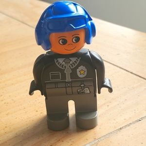Lego duplo motorcycle police figure